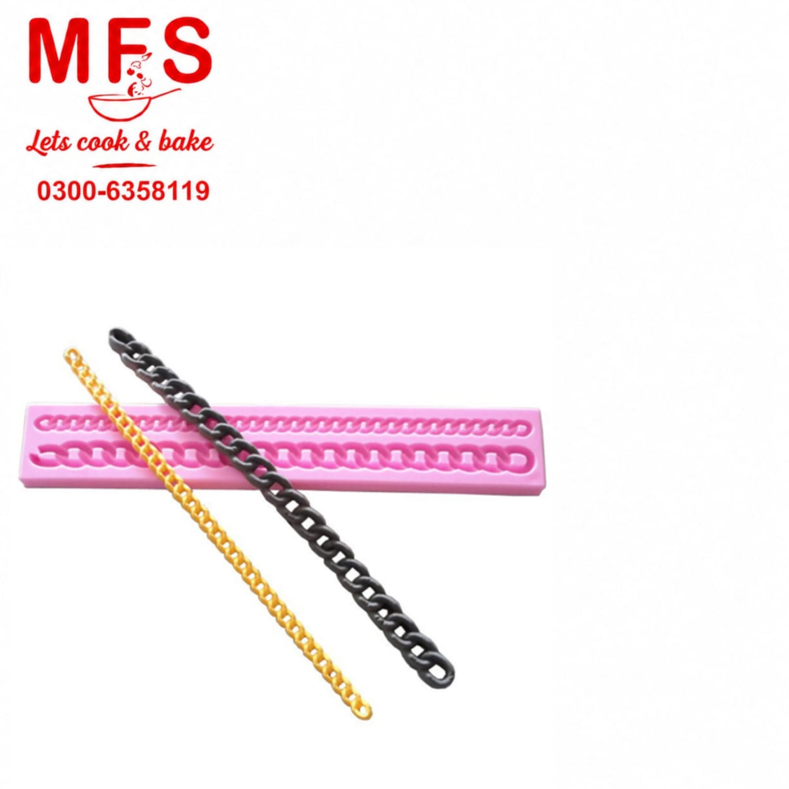 Silicon Fondant chain Mold