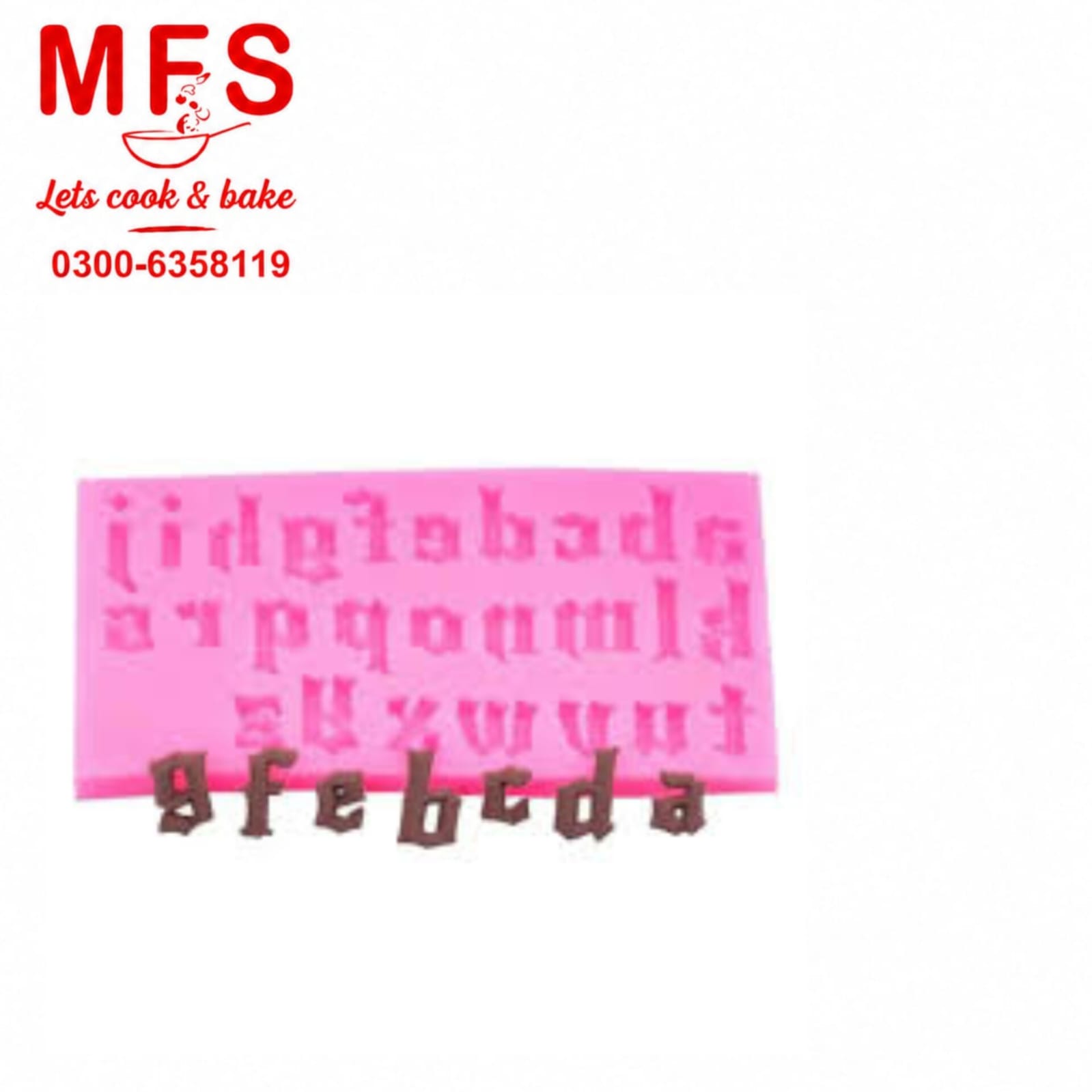 Mujiang Silicone AAlphabet  mold