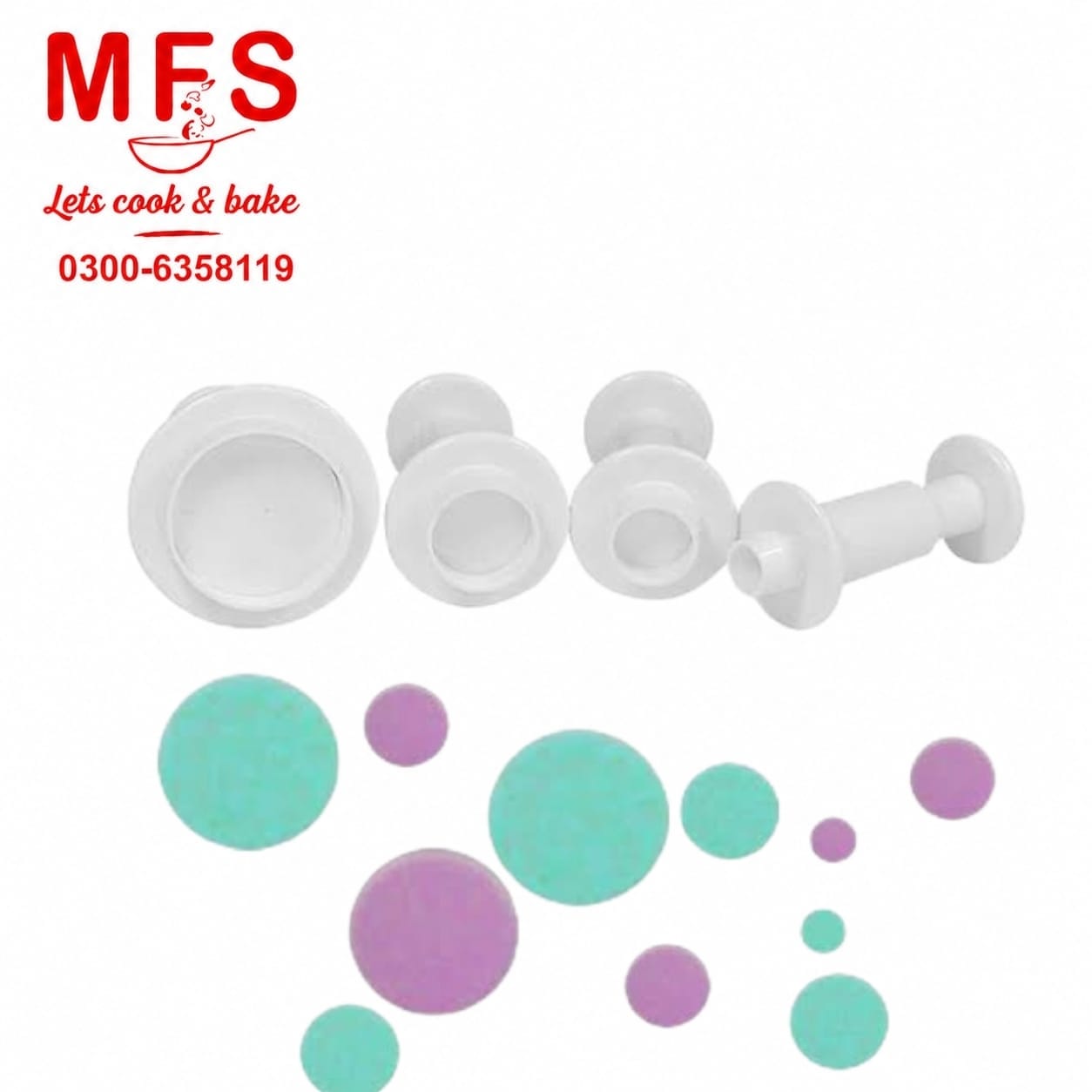 Round Plunger 4pcs Set