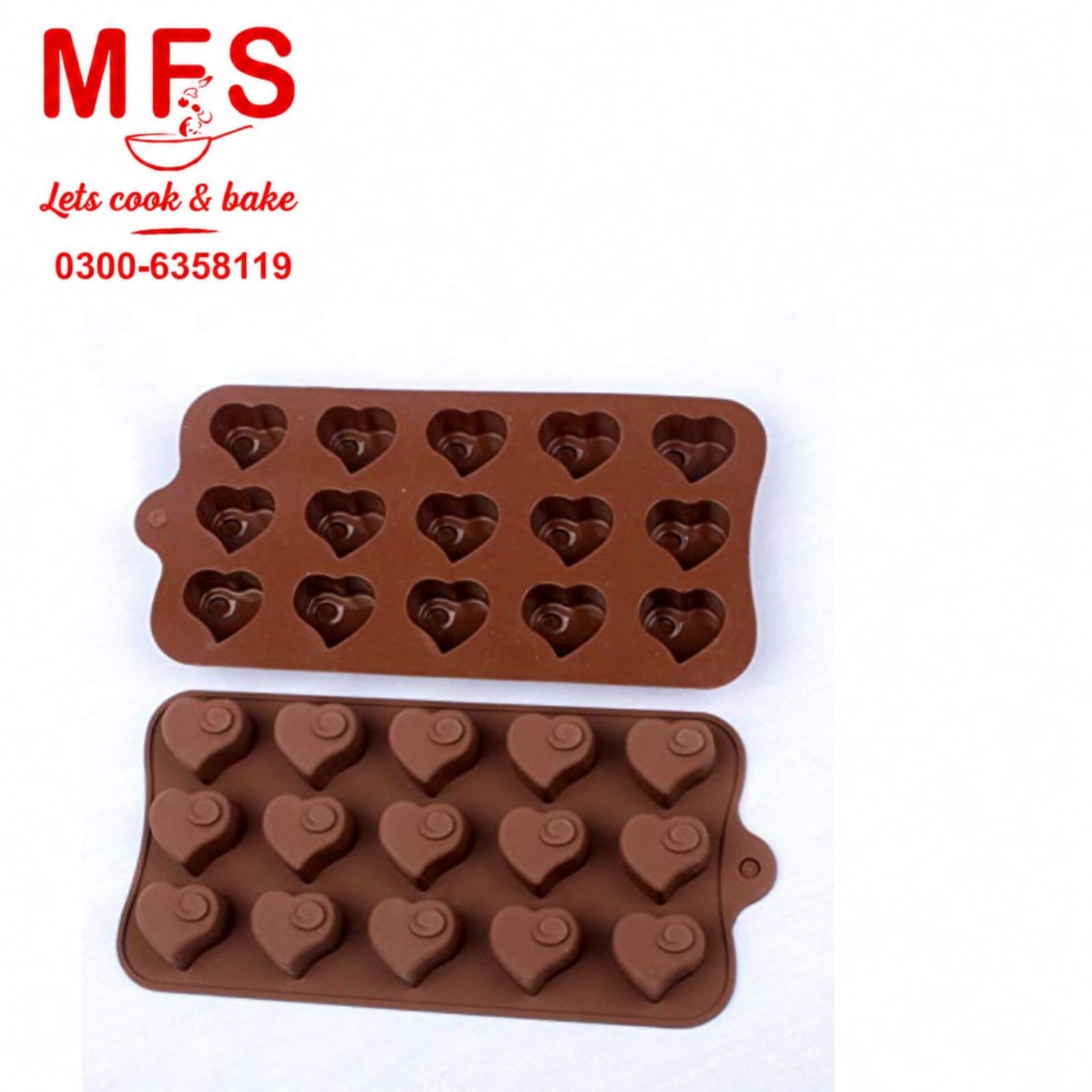 Heart Shaped Silicon Chocolate Mold