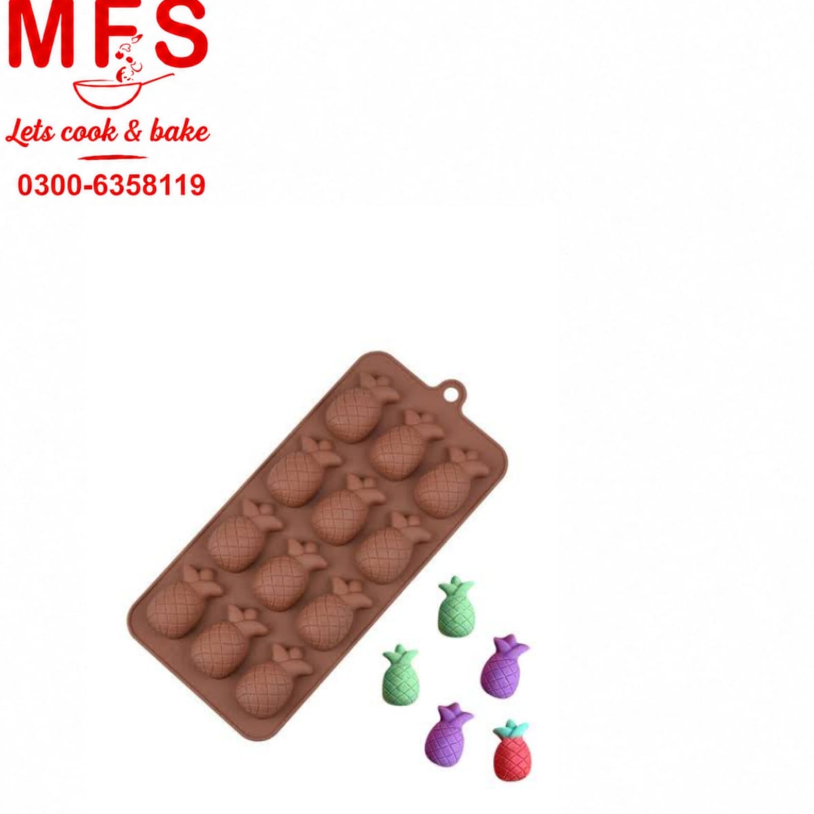 3D fruits Silicon Chocolate Mold