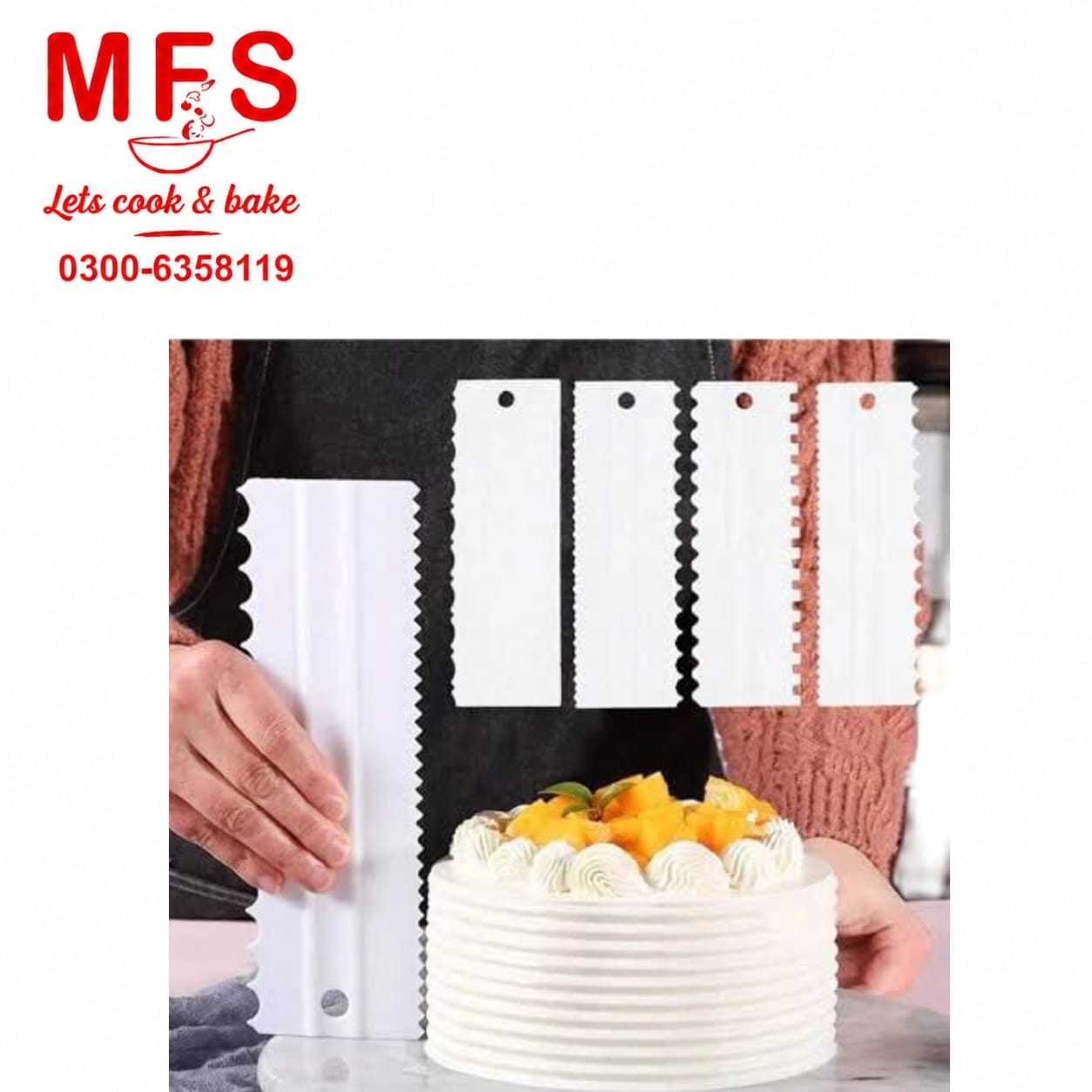 Comb Set 4 pcs Large