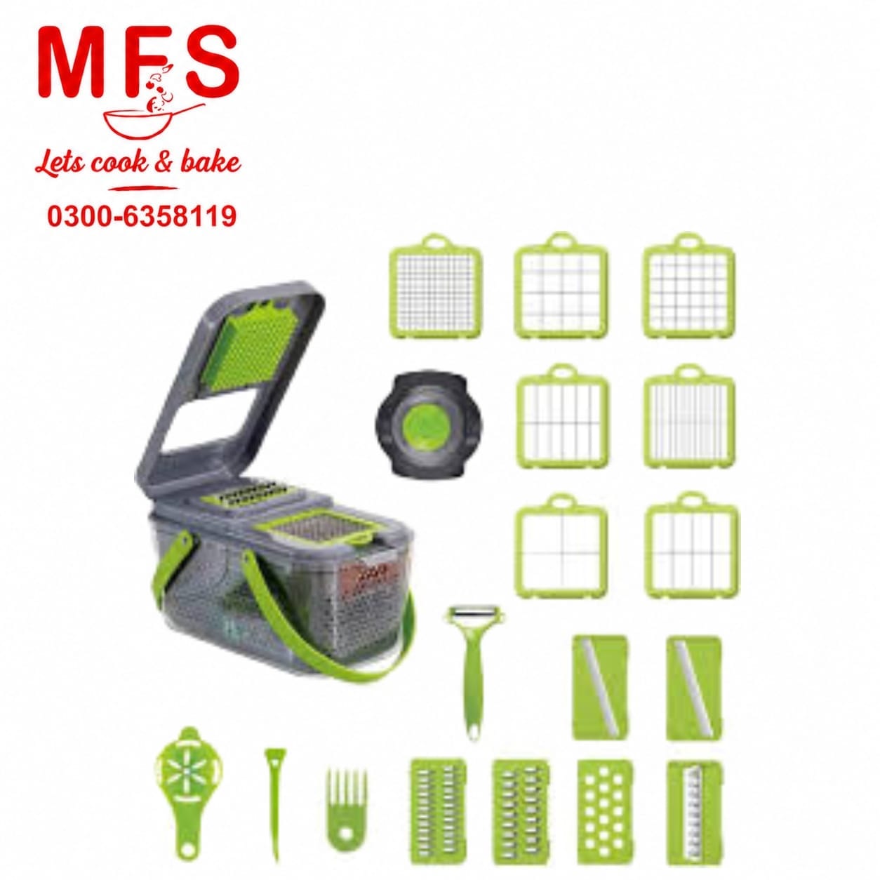 22in1 Multifunctional Vegetable Cutter
