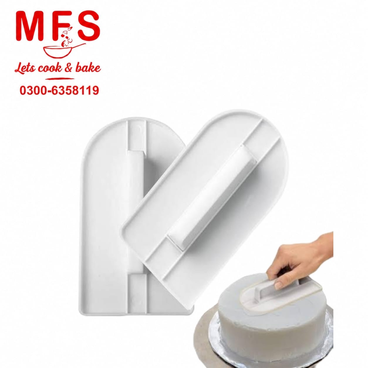 Fondant Cake Smoother Polisher Plastic