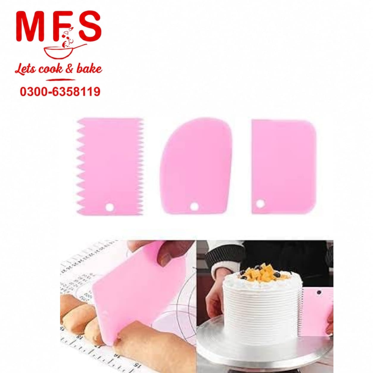 Scraper 3pcs Plastic