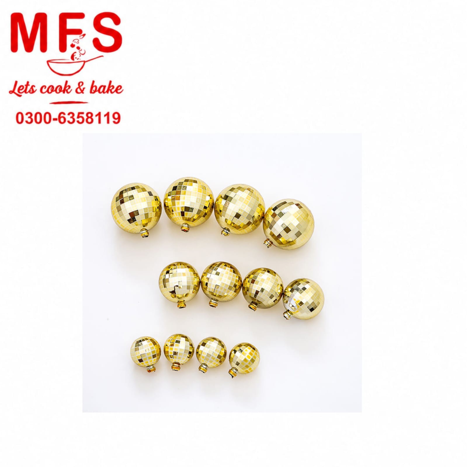 12-Piece Mirror Disco Hanging Ball Ball Decoration or DJ .