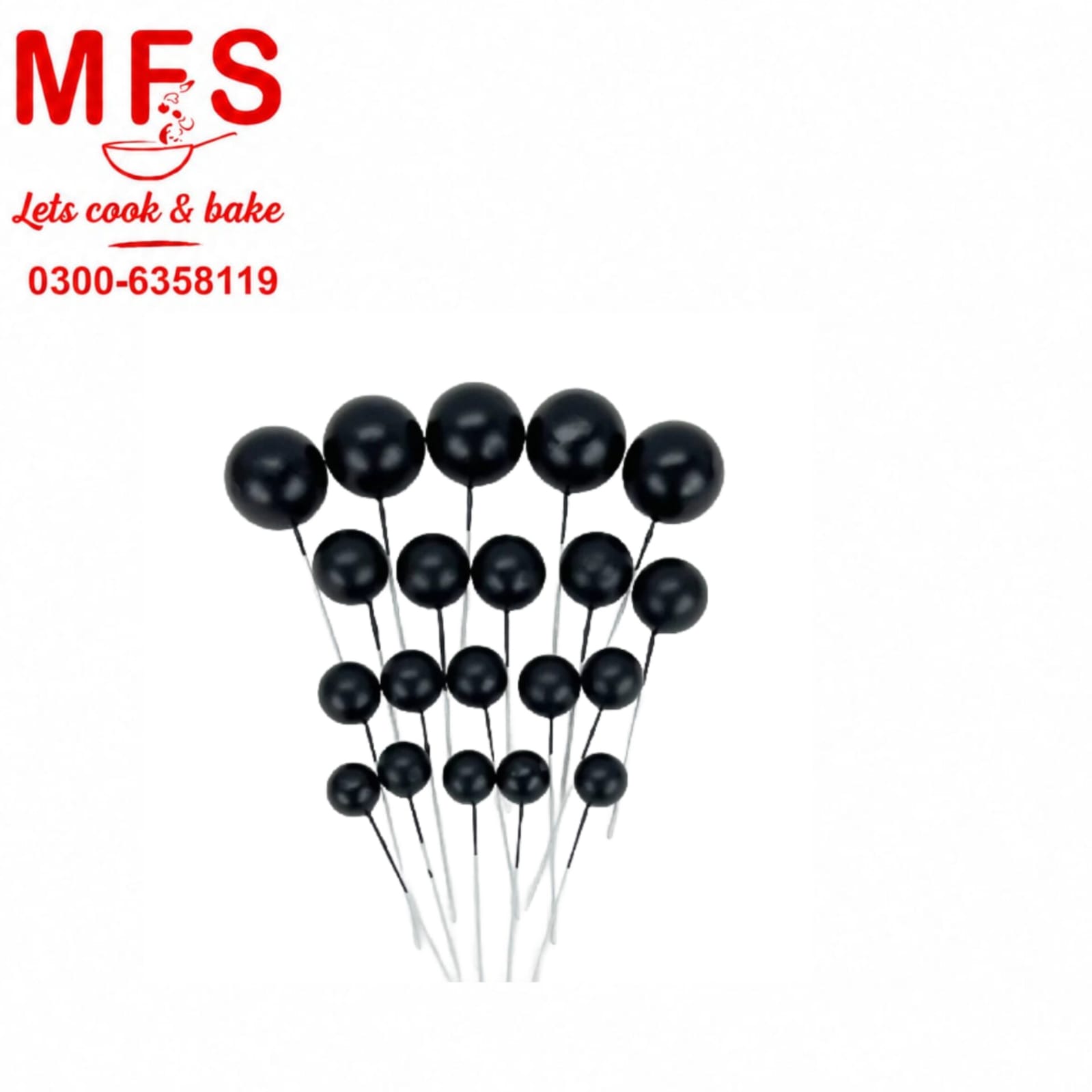 Foam Balls 20pcs Black Color