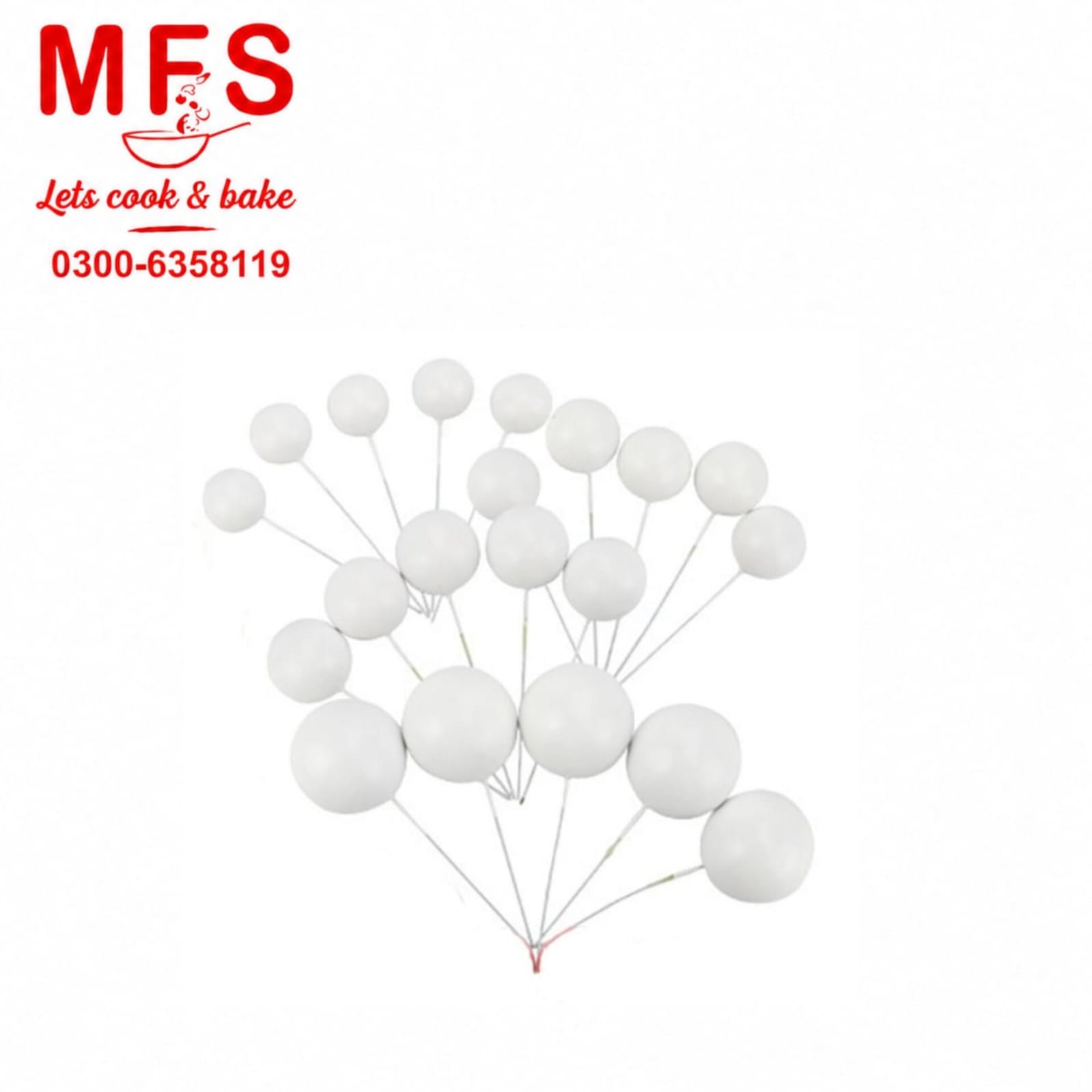 Foam Balls 20pcs White Color