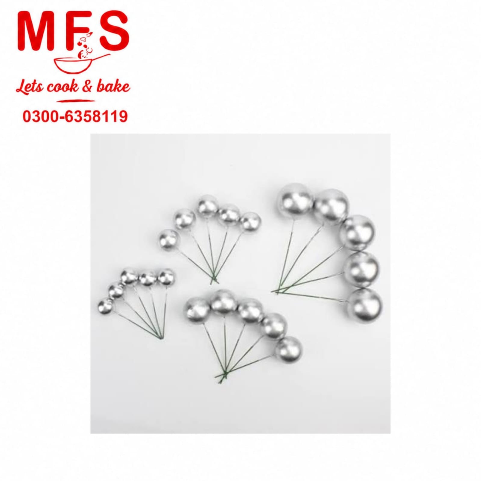 Foam Balls 20pcs Silver Color