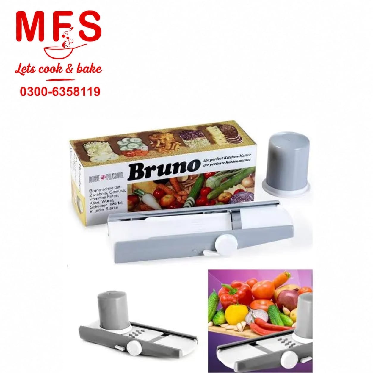 Bruno Vegetable Slicer Cutter