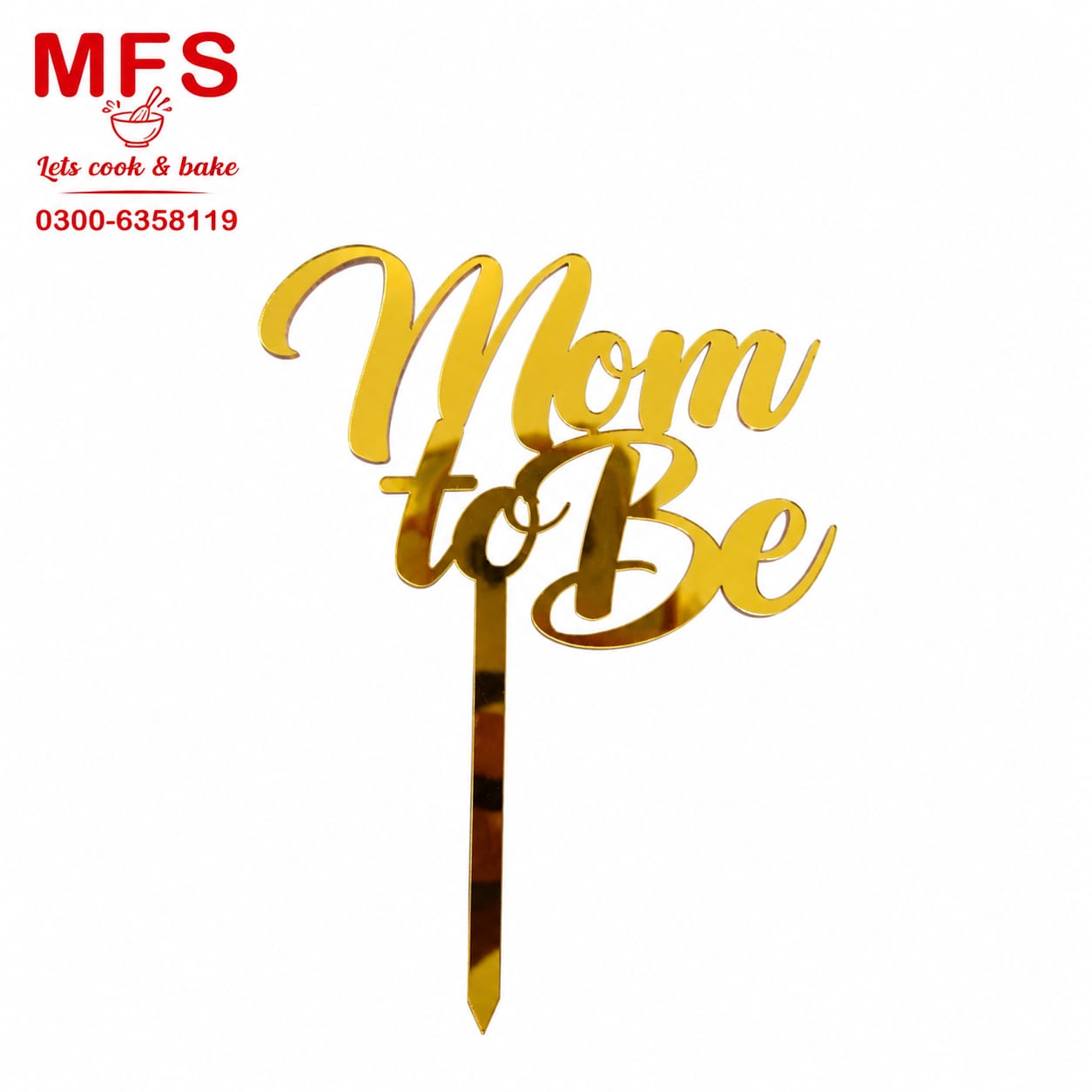 MOM TO BE Cake topper