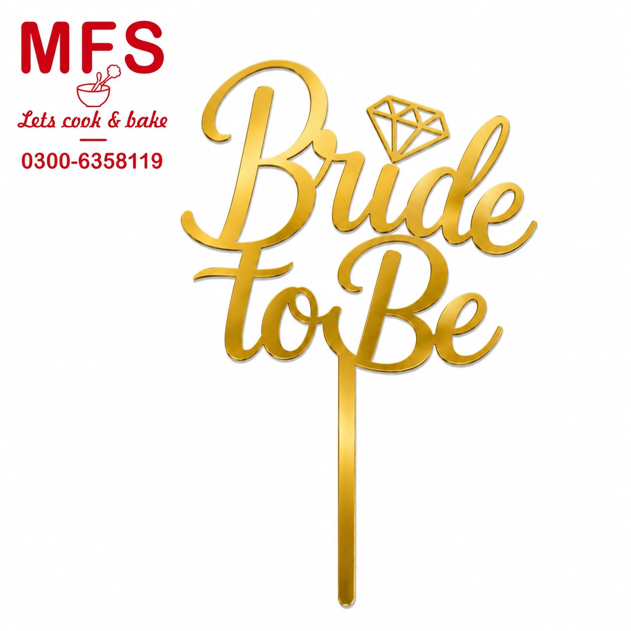 Bride to Be cake Topper
