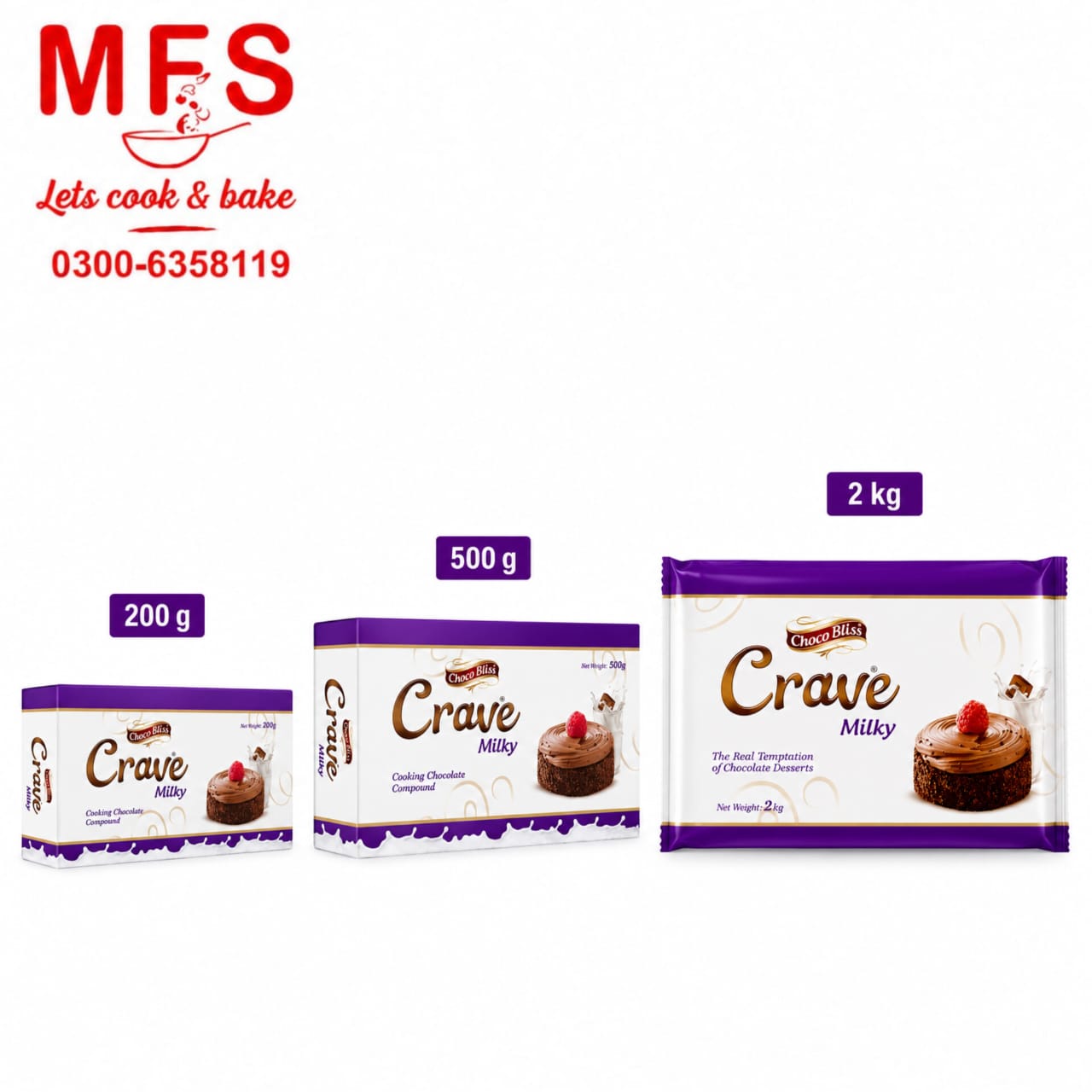 ChocoBliss Crave Milky chocolate Slab & Bar