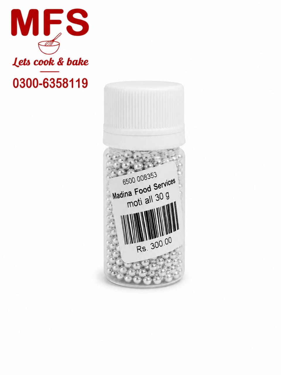 Mini Silver Sprinkles 30gm