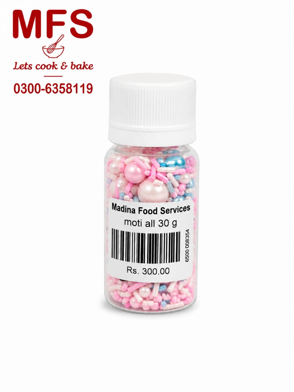 Candy Pop Pink Pearl Hearts 30gm
