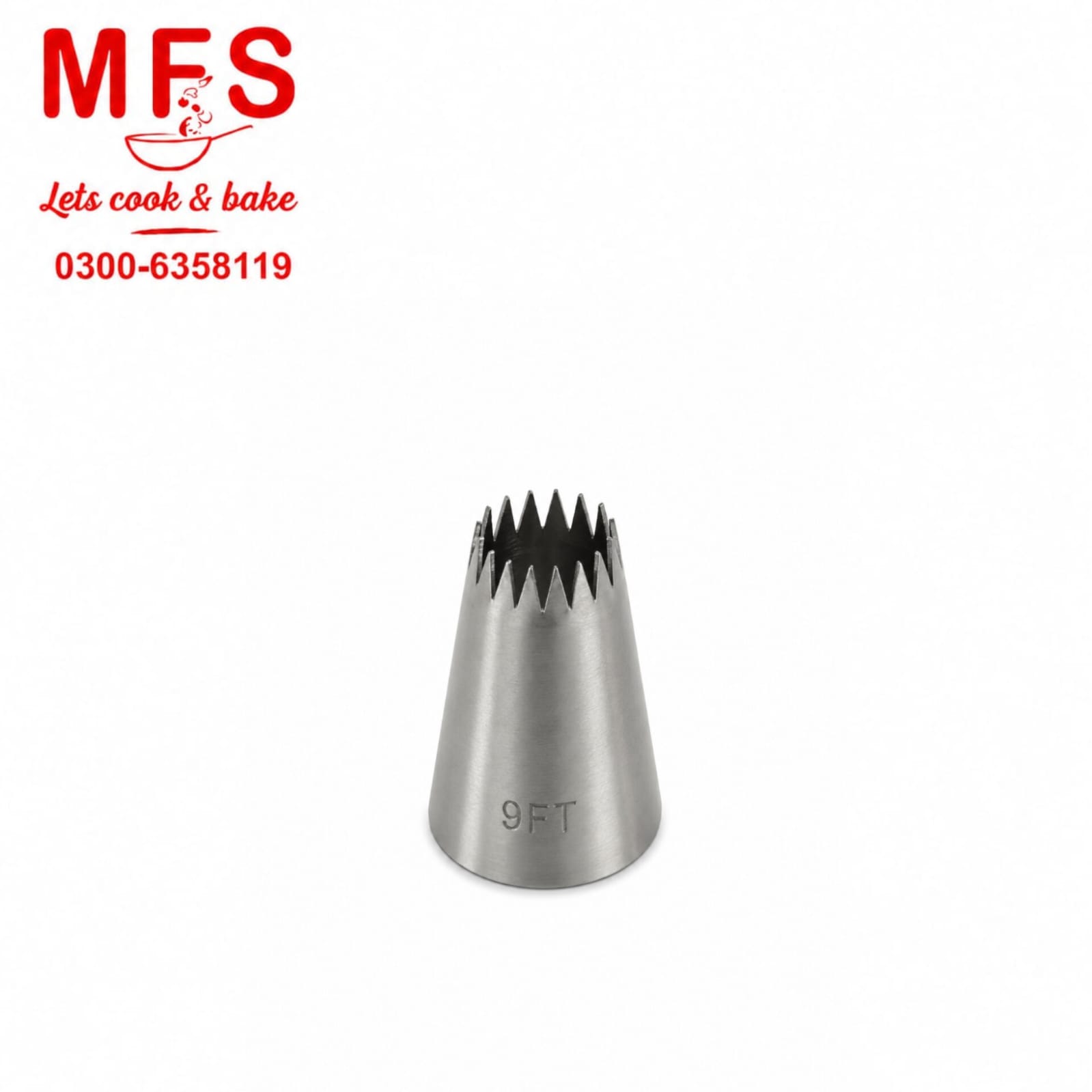 9FT Stainless Steel Icing Nozzle