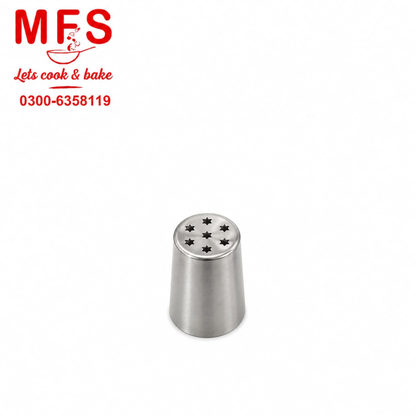Russian Piping Nozzles - 7 Star icing Nozzel