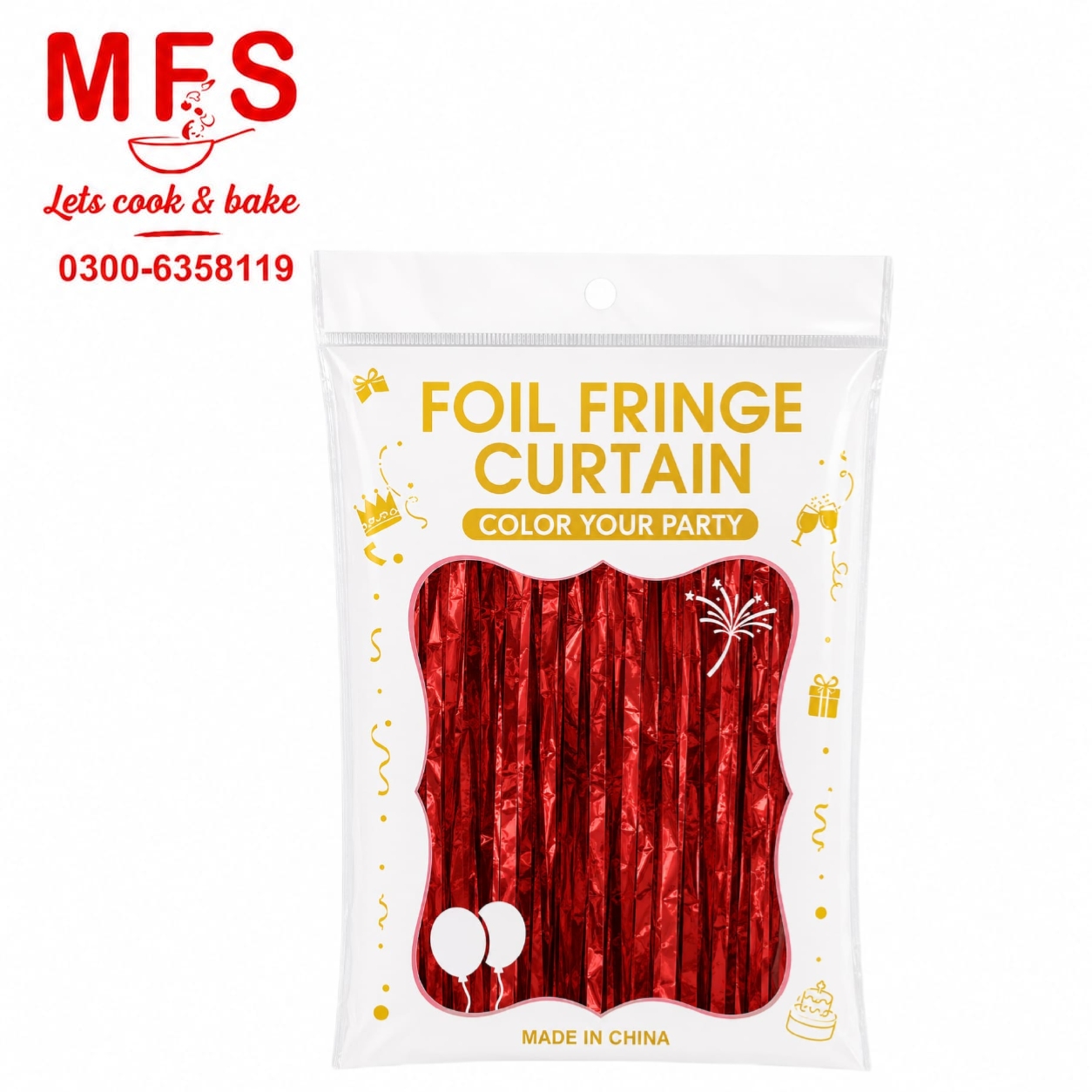 1 / of 1  Fringes / Foil Curtains Best for Back Drop Wall Decoration