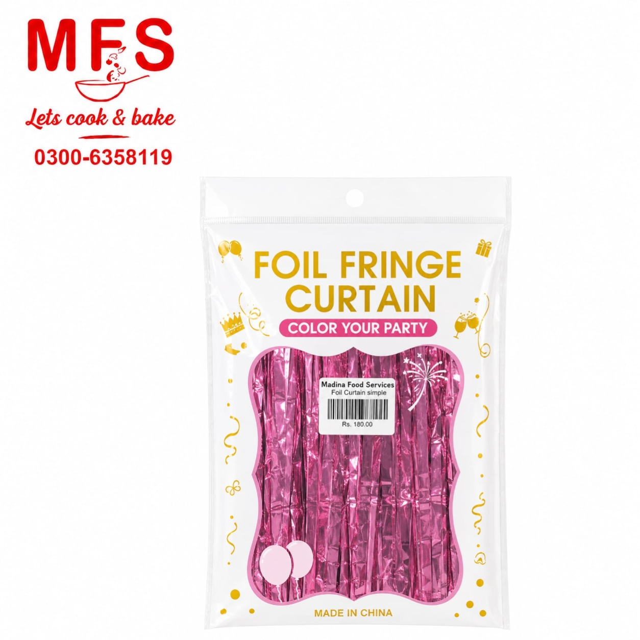 Foil Curtains Best for Back Drop Wall Decoration