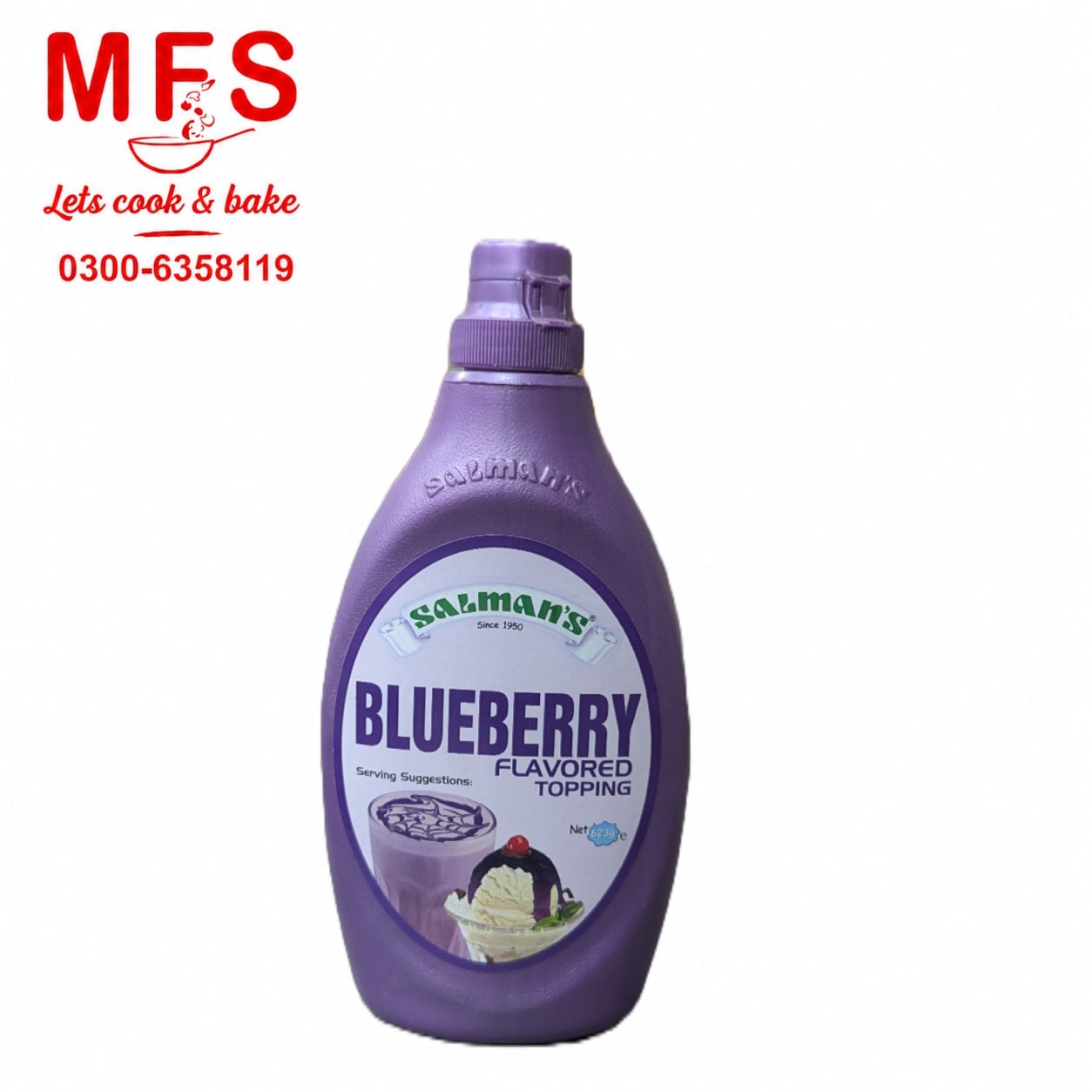Topping  BlueBerry  623gm  Salmans