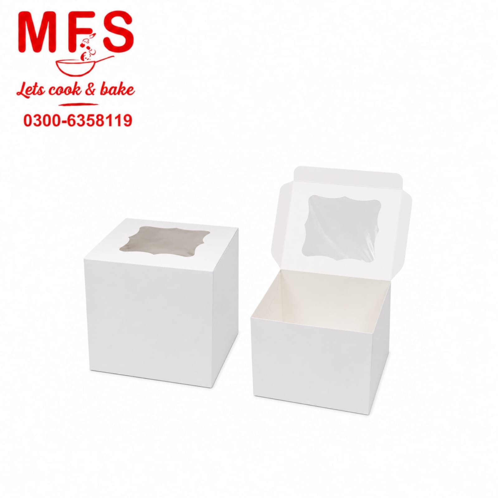 9*9*9 Window Cake Box