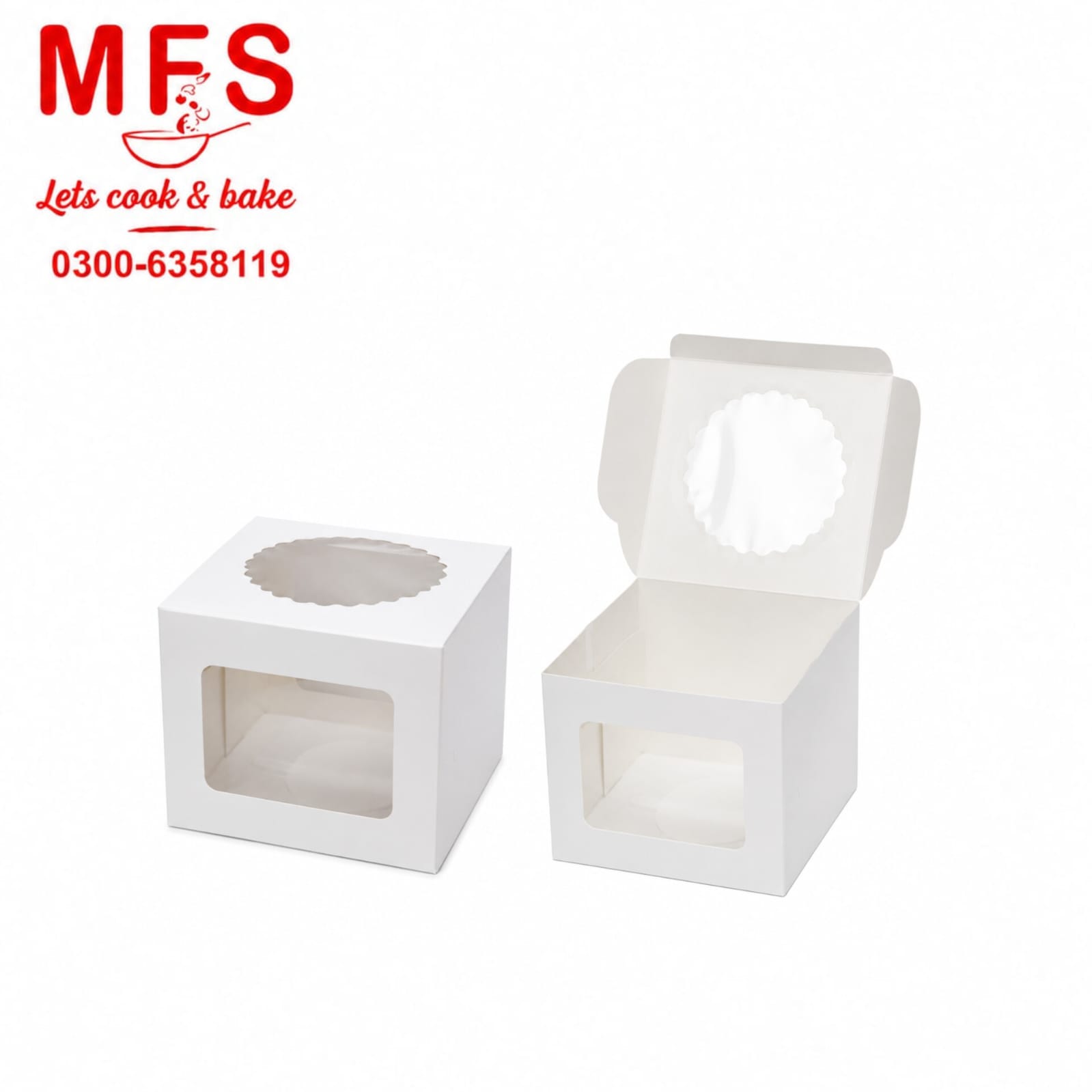 10*10*10 Window Cake box