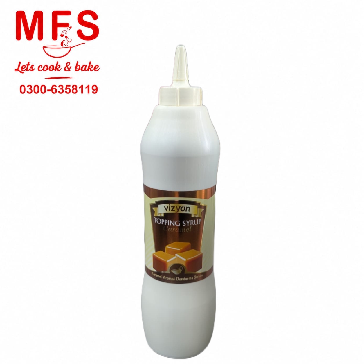 Vizyon Caramel Topping Syrup (1 kg)