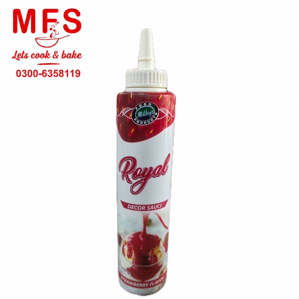 Milkyz Food Strawberry Royal Decor Sauce 750 gm