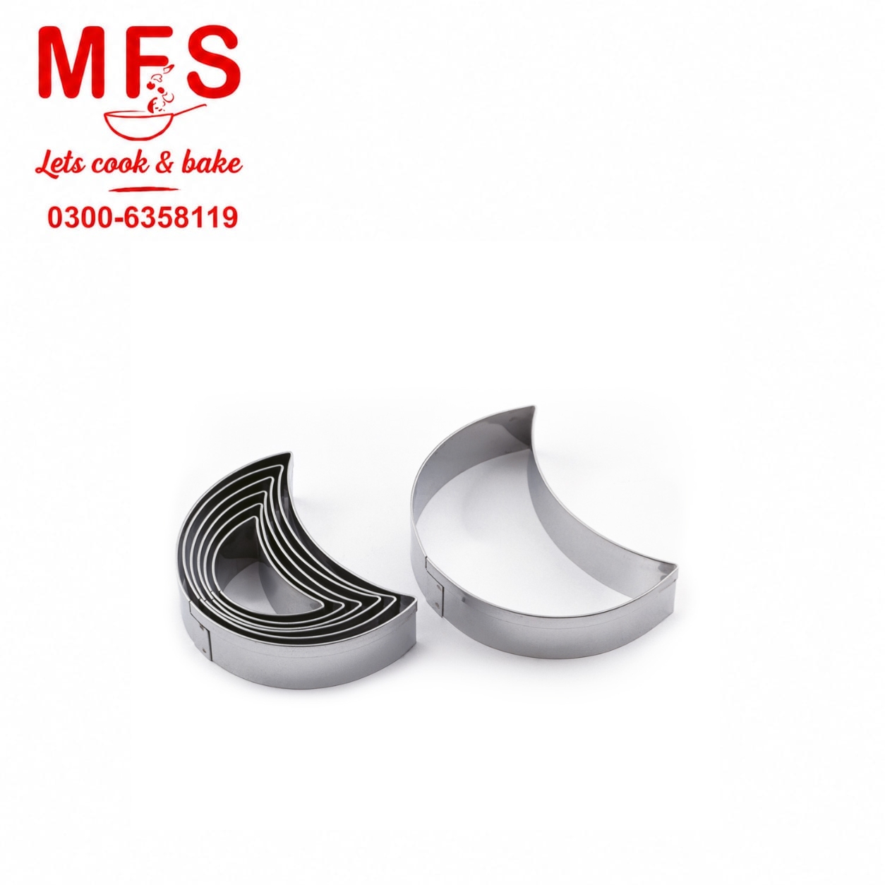 Half moon pasta cutter set 1pcs