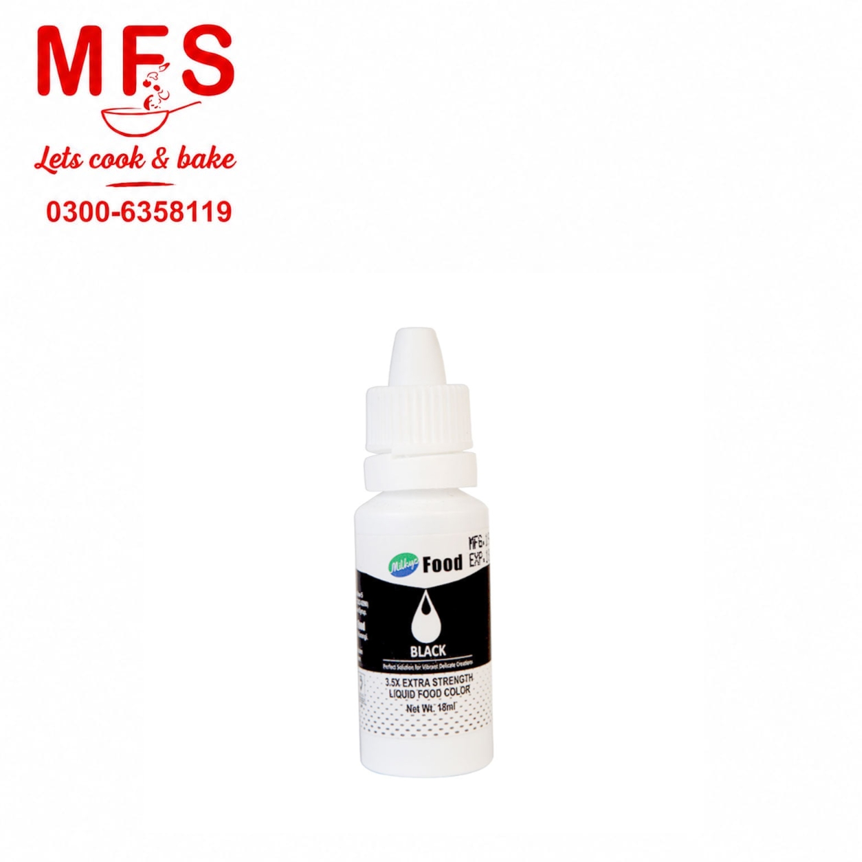 MILkyz Food Color Black 18ml