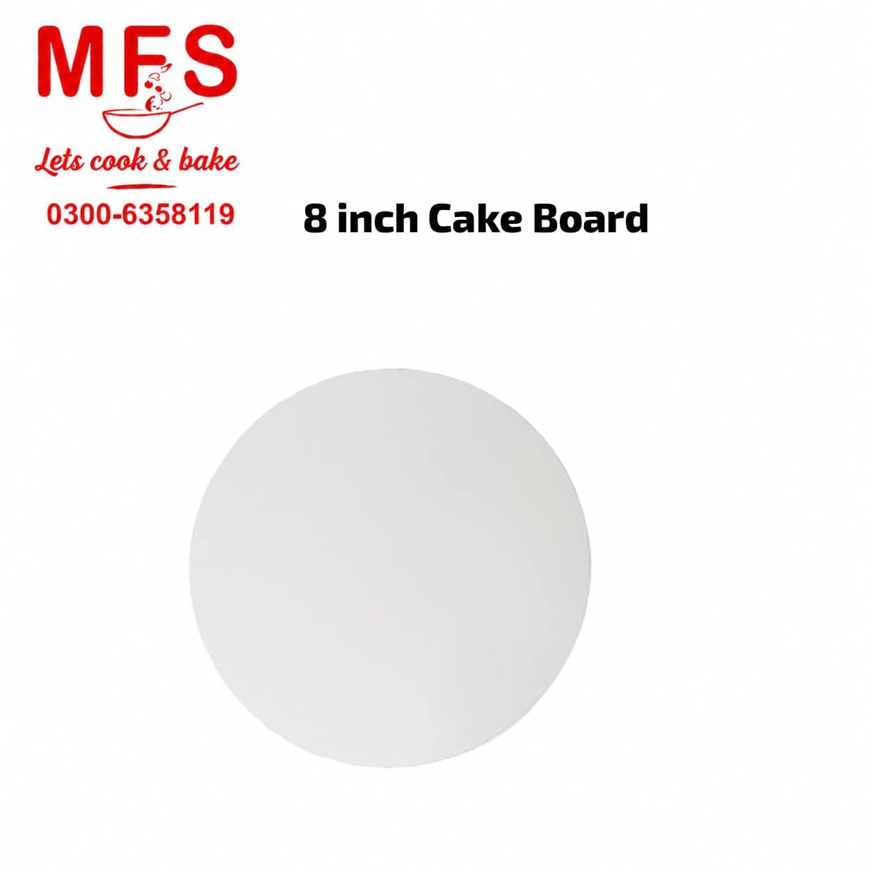 8*8 white Cake Board Chip Board